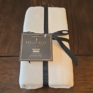 Fieldcrest White 4pc Napkin Set